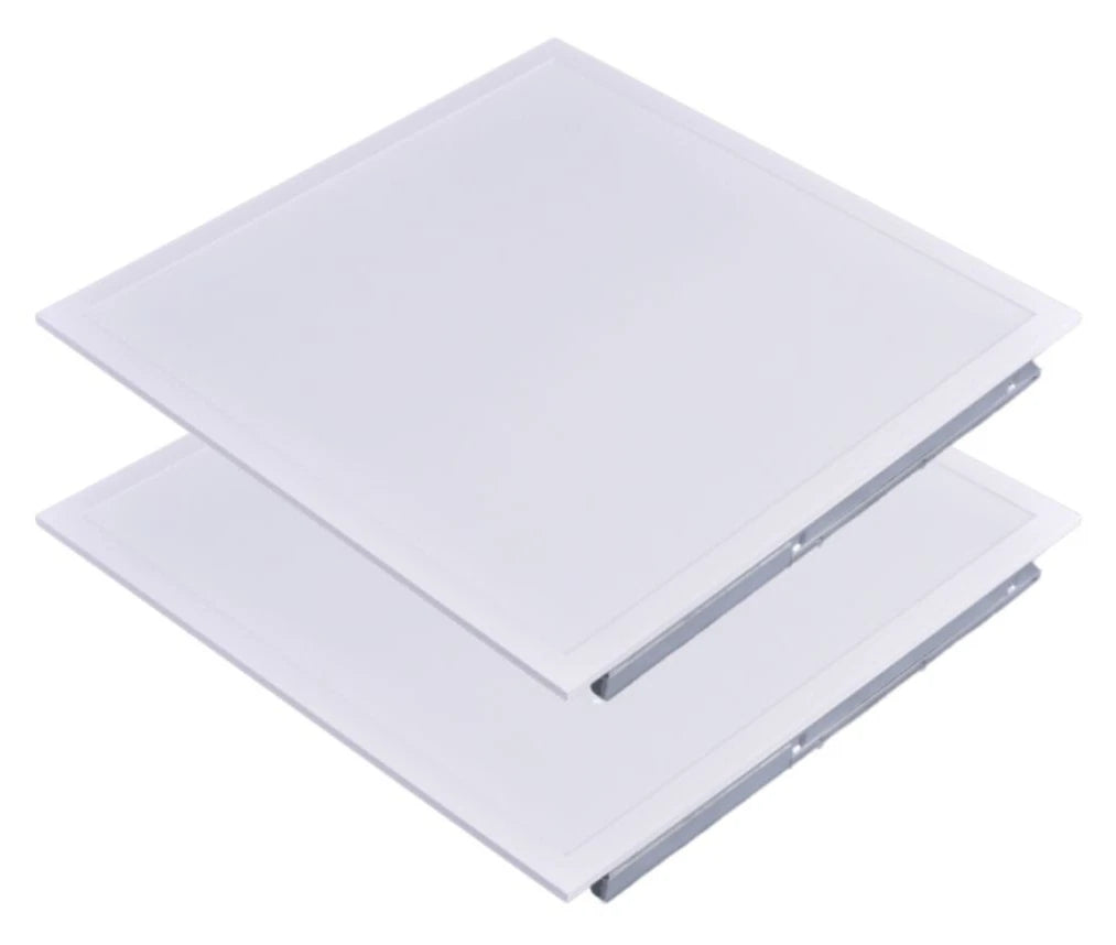 Panel plano con retroiluminación LED 2x2 (paquete de 2) - Potencia 20/25/30/35/40 y CCT seleccionable, 5900 lúmenes