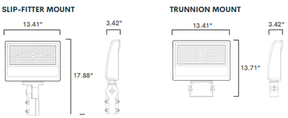 LED Outdoor Flood Light With Photocell Sensor 100/150/220 Watt, 3 CCT, 30000 Lumens